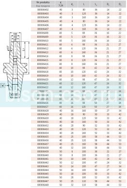 Оправка термоусадочная 7632-50-14-100