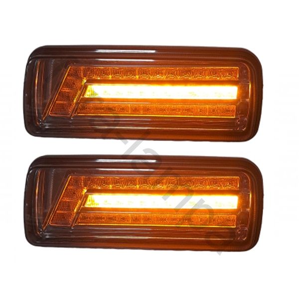 Подфарники на Ниву светодиодные бегающие огни