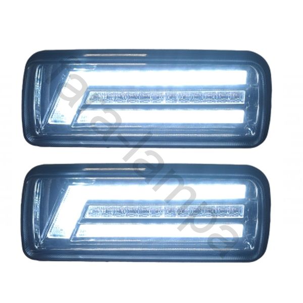 Подфарники на Ниву светодиодные бегающие огни