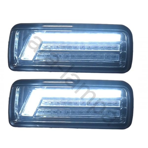 Подфарники на Ниву светодиодные бегающие огни