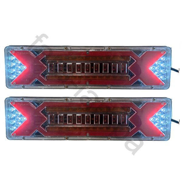 Фонари задние светодиодные для грузовика бегающий поворот