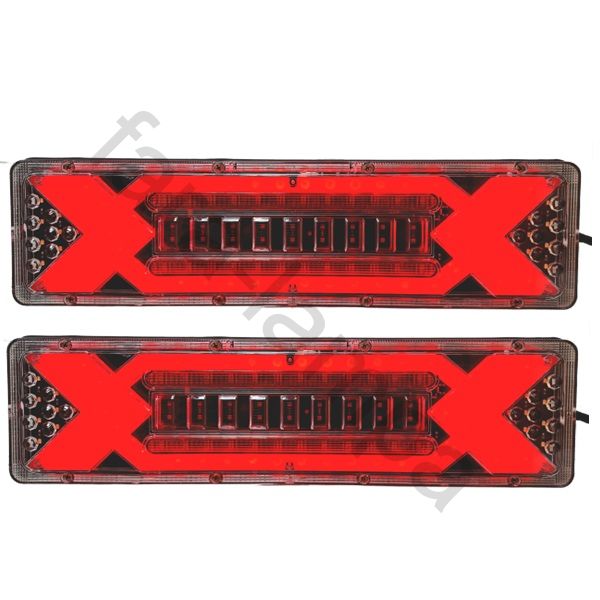 Фонари задние светодиодные для грузовика бегающий поворот