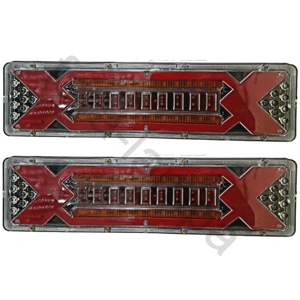 Фонари задние светодиодные для грузовика бегающий поворот