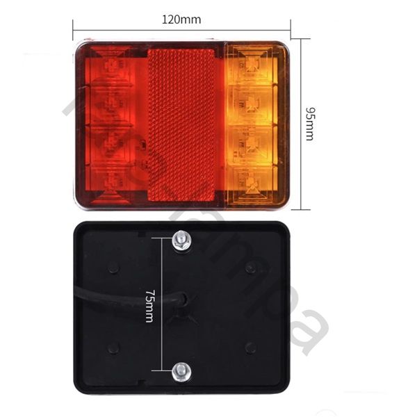 Квадратные задние фонари для грузовиков