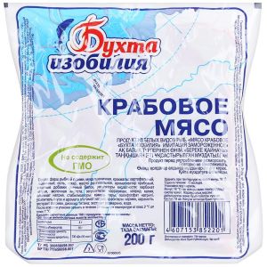 Краб мясо Бухта Изобилия 200г