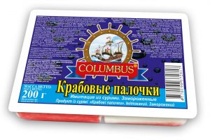 Крабовые палочки Columbus 200г