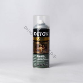 Эмаль с зеркальным и металлическим эффектом (хром) DETON ART ,АЭРОЗОЛЬ 520мл