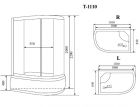 Душевая кабина Timo Standart T-1110