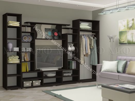 Гостиная Виста Дуб беленый, венге