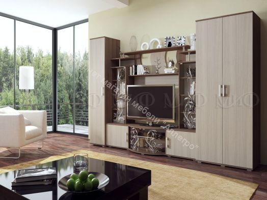 Гостиная Виста Дуб беленый, венге