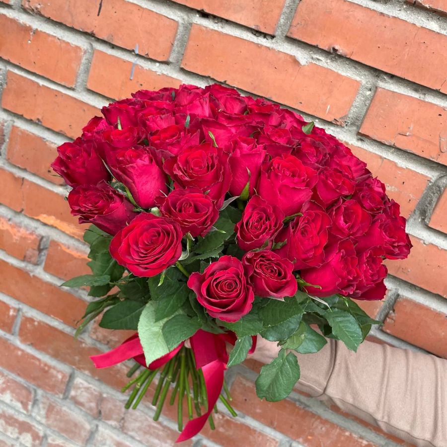 51 Красная Роза  (50)см