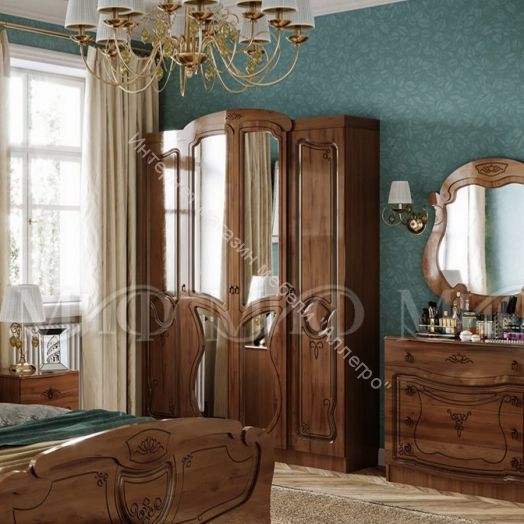 Спальня Мария Кедр глянец