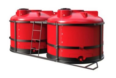 Транспортная кассета 10м³ (10000л - 2х5000л) TRF (ПОЛНЫЙ слив) для КАС/ЖКУ