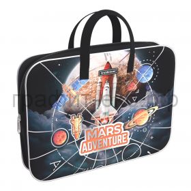 Портфель А4+ ErichKrause ткань Mars Adventure разноцветный 57596