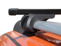 Багажник на рейлинги (с замком или секреткой) INTER TITAN c прямоугольной поперечиной