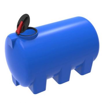 Емкость H 3000 литров пластиковая с откидной крышкой