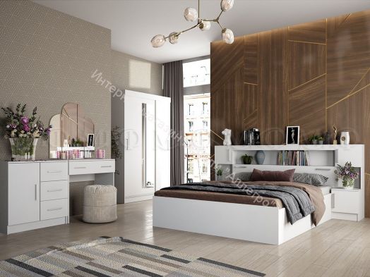 Комод Бася с ящиком 2-мя дверьми Белый