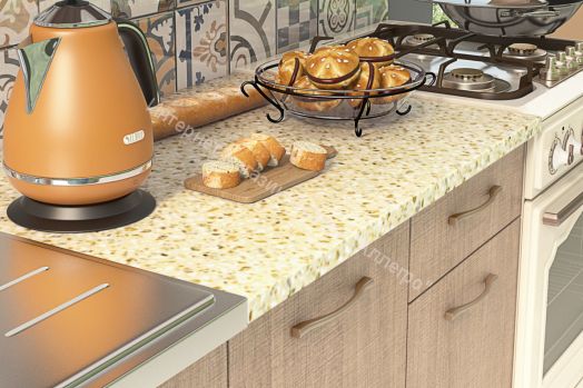 Кухонный гарнитур "Бланка" 2000 СТЛ.218.00Р (Крослайн карамель/Крослайн латте)