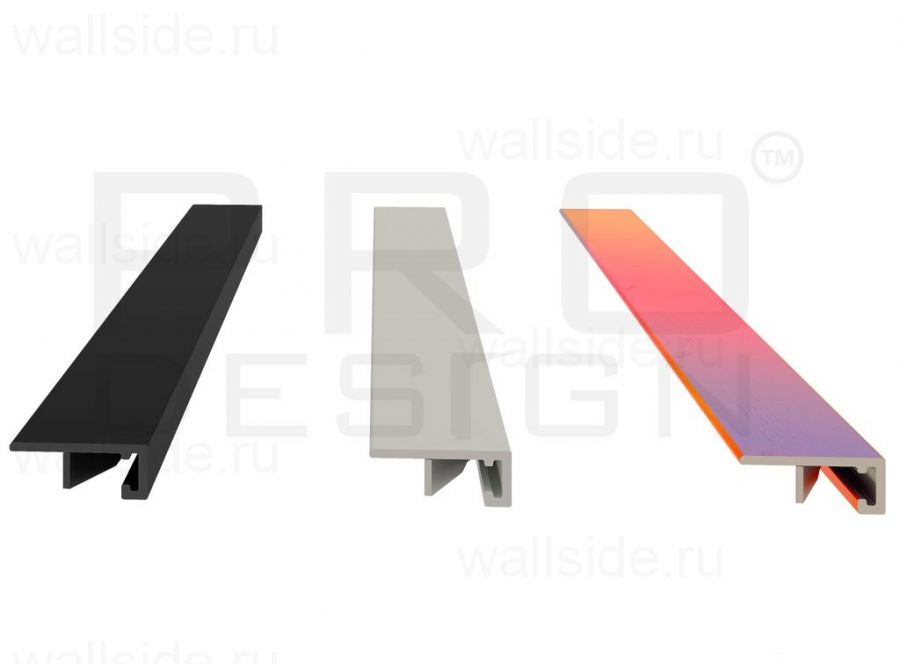 Щелевой микроплинтус Pro Design MINI 7067 покраска в RAL
