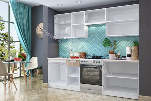 Кухонный гарнитур "Денвер" (Белый/Дуб сонома)