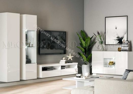 Тумба со стеклом Флорис ТБ-001