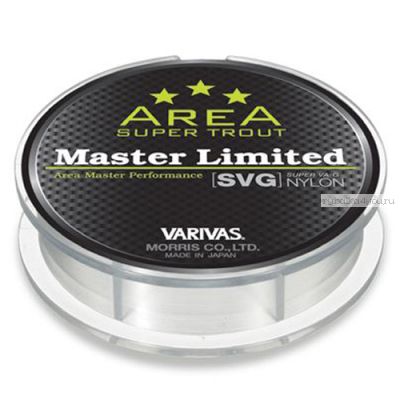 Монофильная леска Varivas Super Trout Area Master Limited SVG Nylon 150м прозрачная