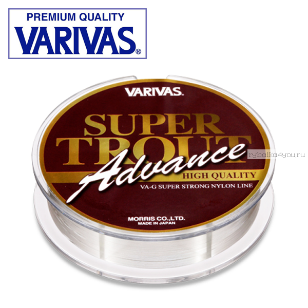 Монофильная леска Varivas Super Trout Advance High Quality 100m