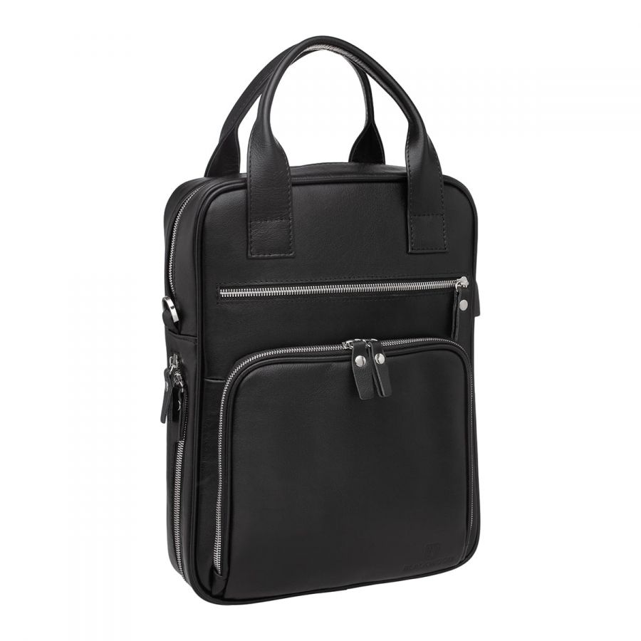 Деловая сумка BLACKWOOD вертикальная Waley Black 1255501