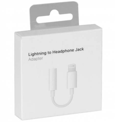 Адаптер Apple Lightning на 3,5 (Новый)