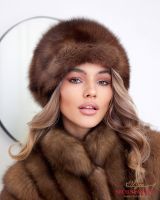 Шапка из соболя модели