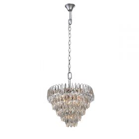 Люстра Vitaluce V5340-9/10, 10хЕ14 Макс. 40Вт Хром / Виталюче