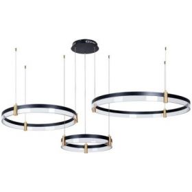 Светильник Подвесной Arte Lamp Mercury A2185SP-3BK Черный, Прозрачный / Арт Ламп