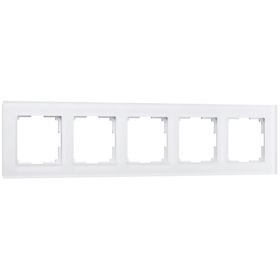 Рамка на 5 Постов Werkel W0051105 Белый Матовый / Веркель