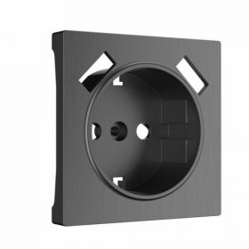 Накладка для Розетки USB Werkel W1179504 Графит Рифленый / Веркель