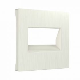 Накладка для Двойной Розетки Werkel Еthernet WL13-RJ45+RJ45-CP RJ-45 Перламутровый  Рифленый / Веркель
