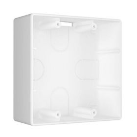 Коробка Накладного Монтажа для Силовой Розетки Werkel W1199201 Белый / Веркель