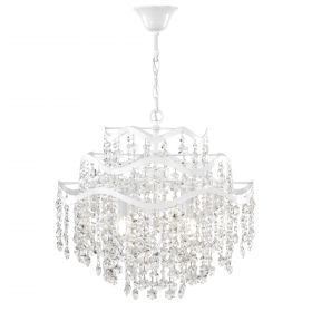 Люстра Хрустальная Freya Charlotte FR1001PL-07W Белый, Металл / Фрея