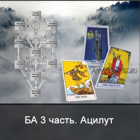 [Школа Меньшиковой] 1 курс Таро Большие Арканы. 3 этап – мир Ацилут (Ксения Меньшикова)