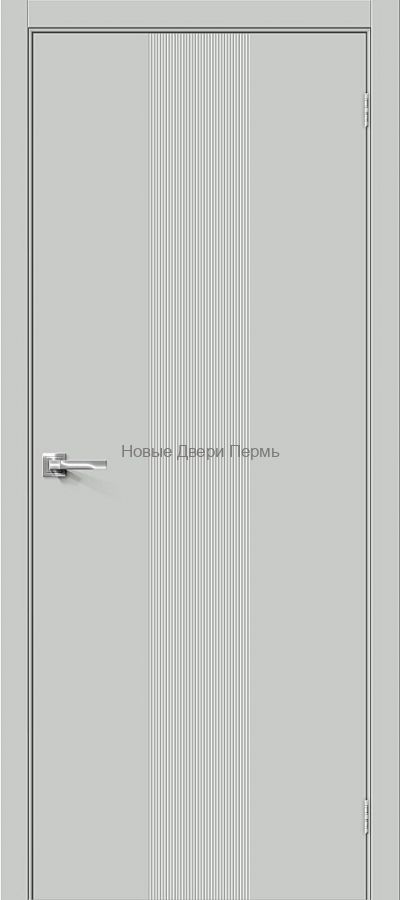 Браво Граффити-21 Whitey   без стекла Дверь межкомнатная крашенная (Эмаль)