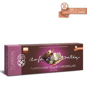 Туррон-нуга трюфельный с йогуртом и смородиной  Rafa Gorrotxategi Turron con Yogur y Grosellas de Trufa 250 г - Испания