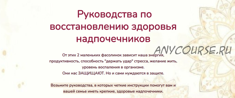 Руководства по восстановлению здоровья надпочечников. 2 части (Катерина Форма)