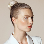 Balmain Hair Couture Заколка-краб БЕЖ размер XS Limited Edition Pince