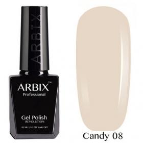 ARBIX гель лак Candy, 08   Богема