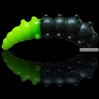 Силиконовая приманка Soorex Major 42 мм / 1.9 гр / 6 шт. в уп / цвет: 310 Черный-Шартрез