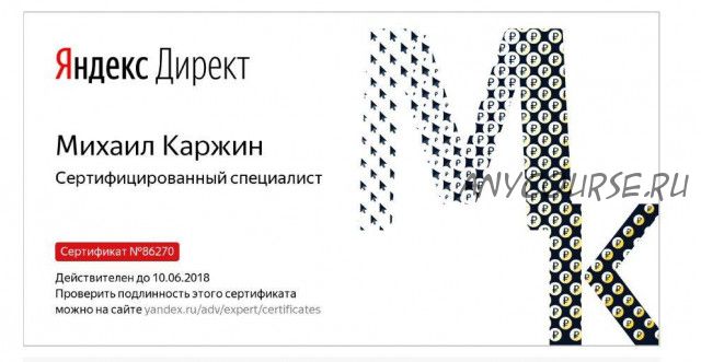 Курс по продвинутой настройке контекстной рекламы Яндекс Директ (Михаил Каржин)