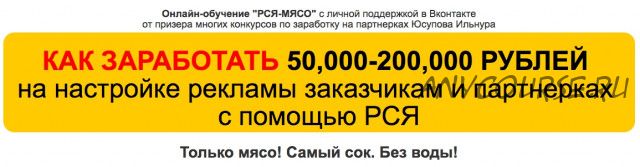 Заработок на партнерках + Заработок на настройке РСЯ для заказчиков (Ильнур Юсупов)