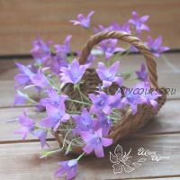 Колокольчик раскидистый из зефирного фоамирана (Анна Куницына)