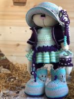 Комплект «Николь». Вязаная одежда для зайца (Ирина Тарасова)