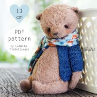 Мишка тедди Арсений 13 см (Людмила Плотницкая)