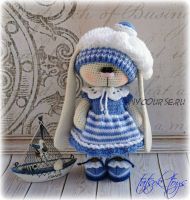 Зайка Бусинка «Цвет настроения Море» (Татьяна Соколова)